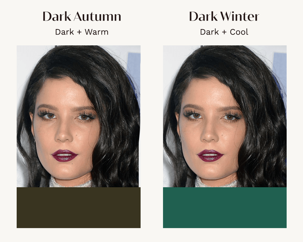 Dark Autumn vs Dark Winter: What Is The Difference? | the concept wardrobe